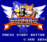 Заставка игры Sonic The Hedgehog 2